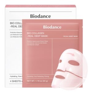 Bio-Collagen Real Deep Mask, Hydrating Overnight Hydrogel Face Mask