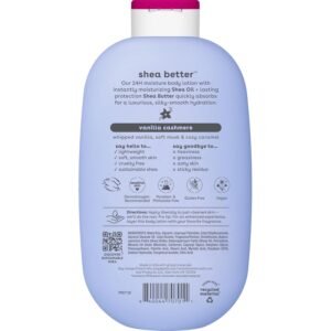 Shea Better Body Lotion- Vanilla Cashmere, 24-Hour Moisture