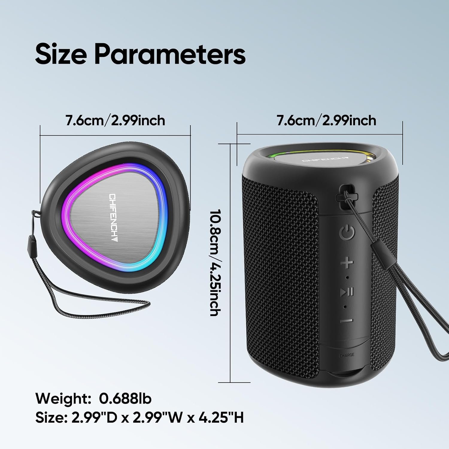 Bluetooth Speaker Beach Essentials: IPX5 Waterproof for Outdoor - Image 2
