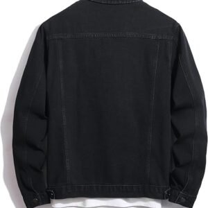 Jacket Men,Men's Stretch Slim Fit Jean Jacket,Men Fashion jean Jacket