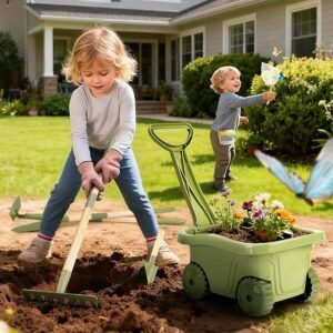 Gardening Set, 14Pcs Kids Gardening Tool with Bug Catching Kit