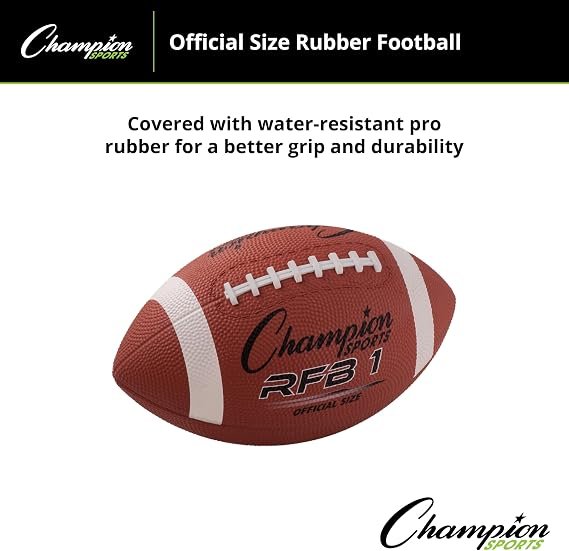 Sports Rubber Football – Durable All-Weather Ball for Pee Wee to Official Sizes - Image 2