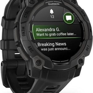 Instinct® 3 AMOLED, Rugged GPS Smartwatch, 45mm, Black