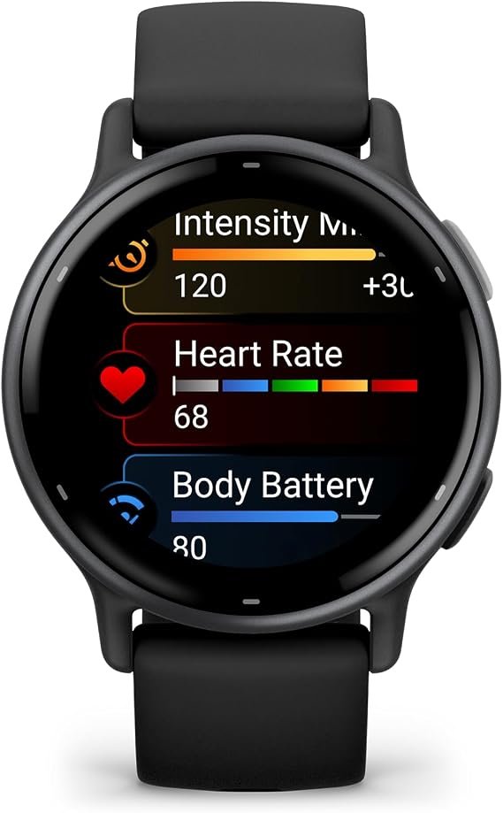 vívoactive® 5, Health & Fitness GPS Smartwatch, 42mm, Black - Image 2