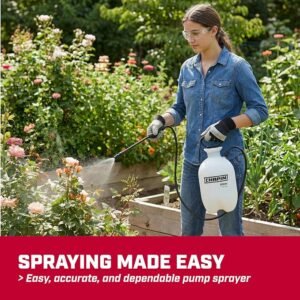 SureSpray 1-Gallon Pump Sprayer for Lawn, Garden & Weeds