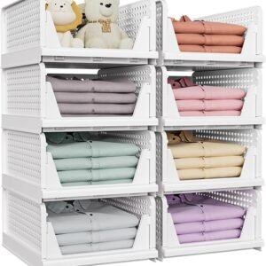 Closet Organizers and Storage, Stackable Closet Organizer Basket