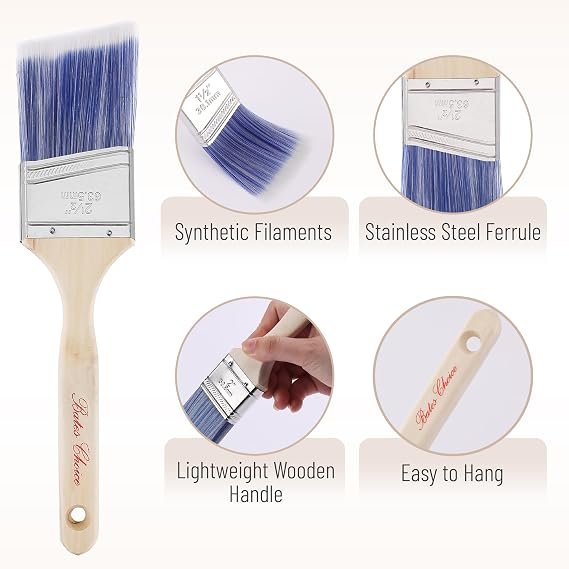 Paint Roller Kit, 19 pcs, Roller Set with Microfiber Sleeves & Frame - Image 2