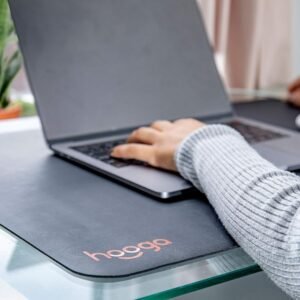 Grounding Mat for Desk, Feet & Floor – Conductive Carbon Grounding Pad with 15 Ft Cord