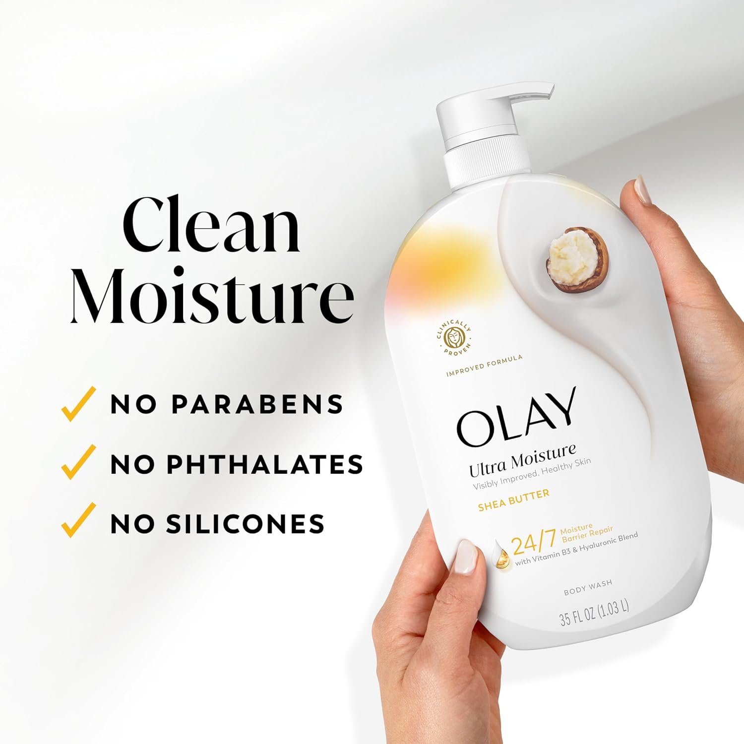 Body Wash for Women, Ultra Moisture, 24/7 Moisture Barrier Repair - Image 3