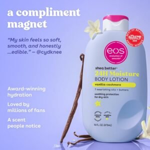 Shea Better Body Lotion- Vanilla Cashmere, 24-Hour Moisture