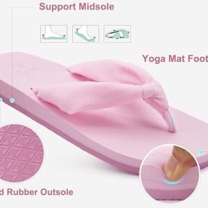 Flip Flops for Women with Arch Support Summer Beach Thong Sandals