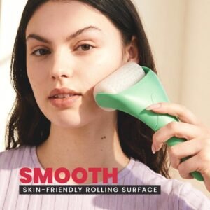Gua Sha Facial Tools & Ice Roller for Face (Green)